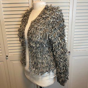 MISSGUIDED LOOP KNIT OPEN FRONT CARDIGAN